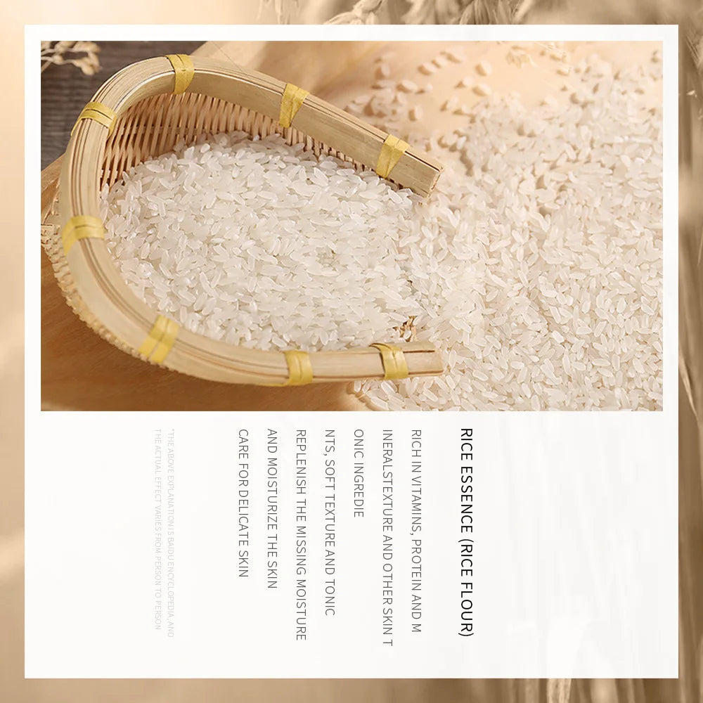 serum  de arroz ácido hialurónico esencia Facial nutritiva hidratante blanqueamiento suero antiarrugas cuidado de la piel Facial