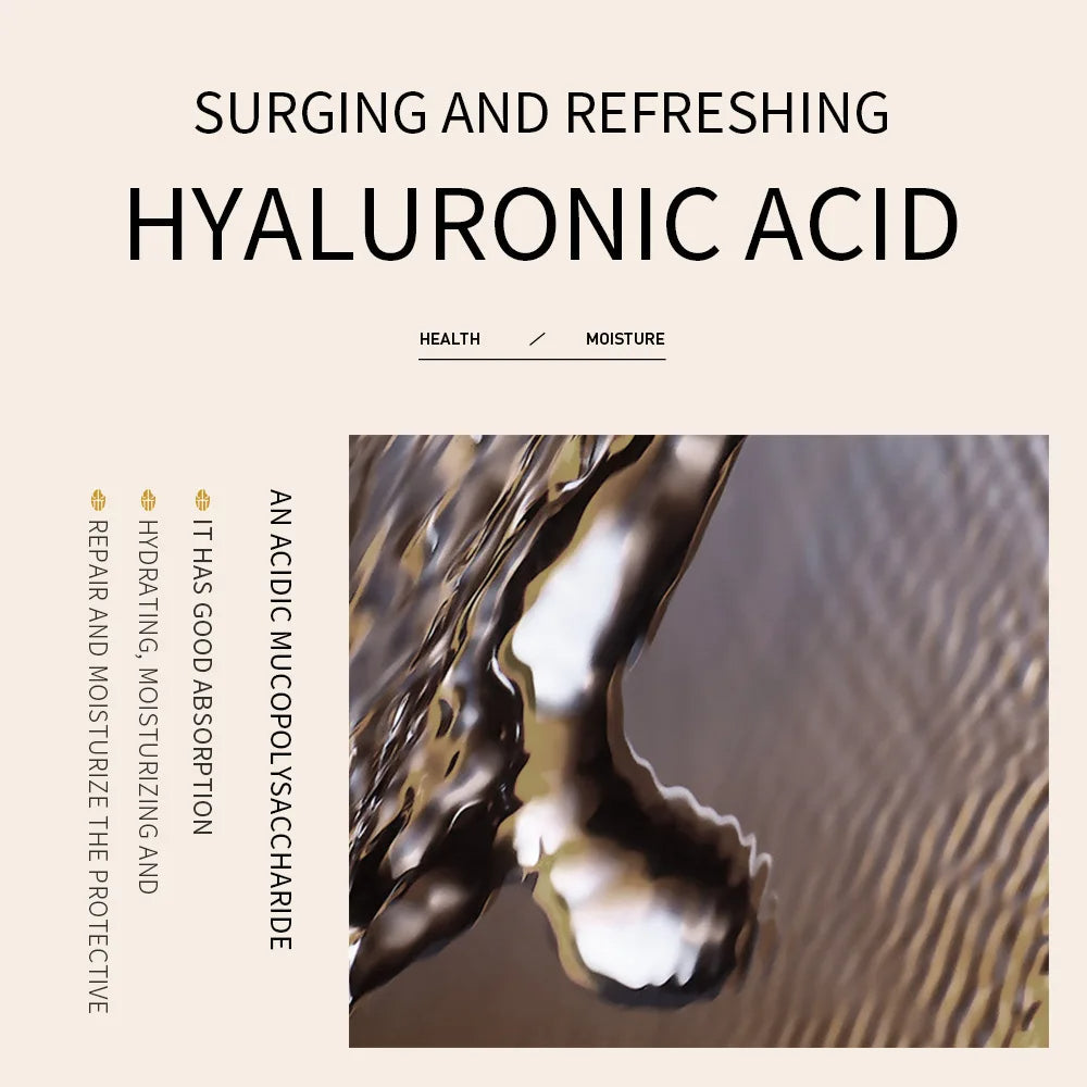 serum  de arroz ácido hialurónico esencia Facial nutritiva hidratante blanqueamiento suero antiarrugas cuidado de la piel Facial