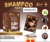 Shampoo Pinta Canas Libre de amoniaco  Para  hombres y mujeres Caja /10 Sobres y frasco  -