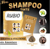 Shampoo Pinta Canas Libre de amoniaco  Para  hombres y mujeres Caja /10 Sobres y frasco  -