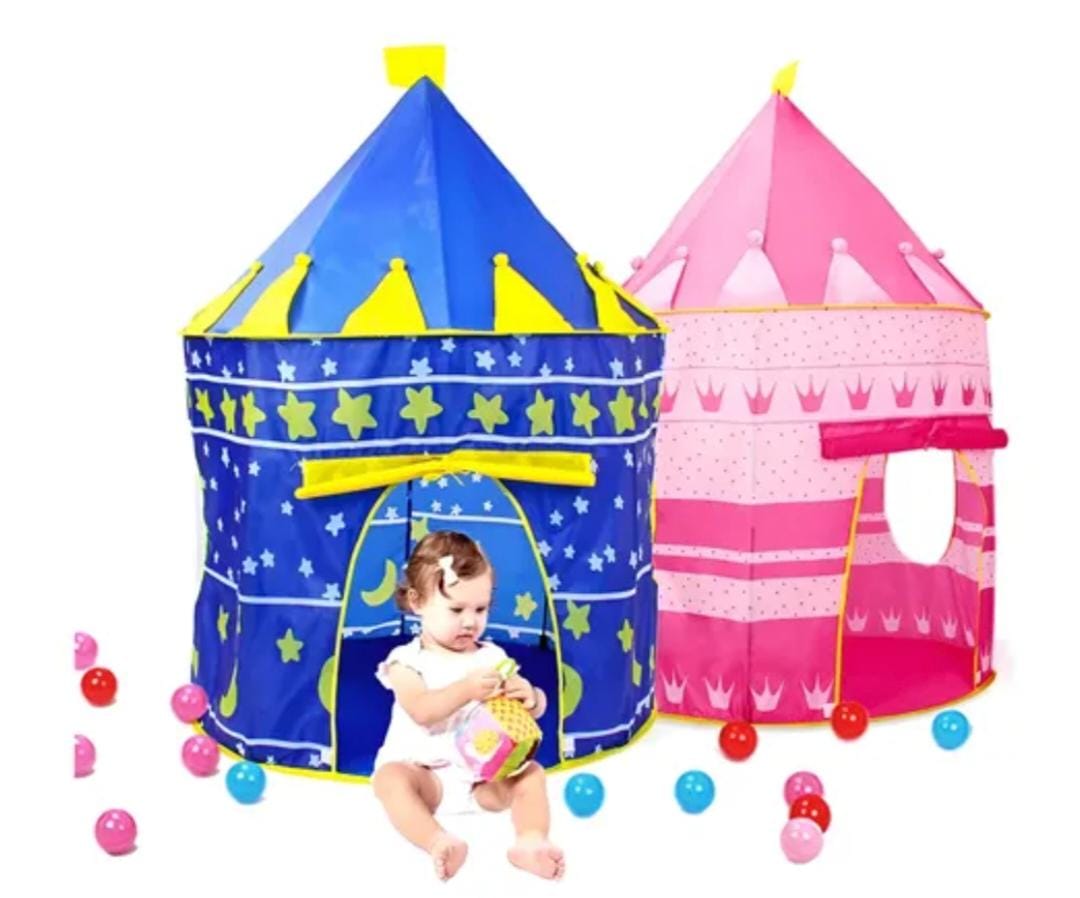 Castillo Portátil Plegable para niños y niñas
