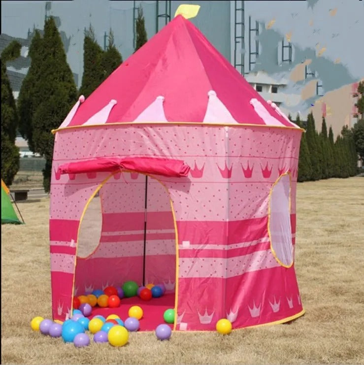 Castillo Portátil Plegable para niños y niñas