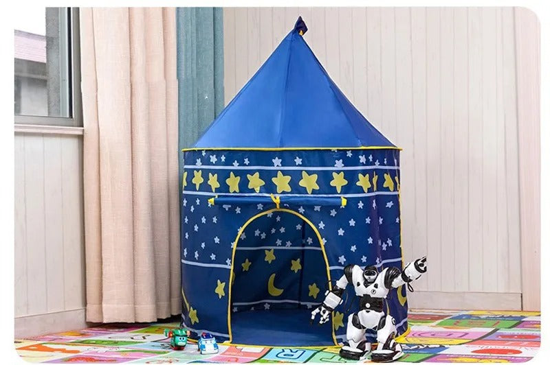 Castillo Portátil Plegable para niños y niñas