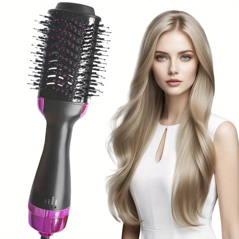 Cepillo Secador de pelo 3 en 1, ¨ ¨ cepillo de aire caliente estilizador y voluminizador, alisador de pelo .