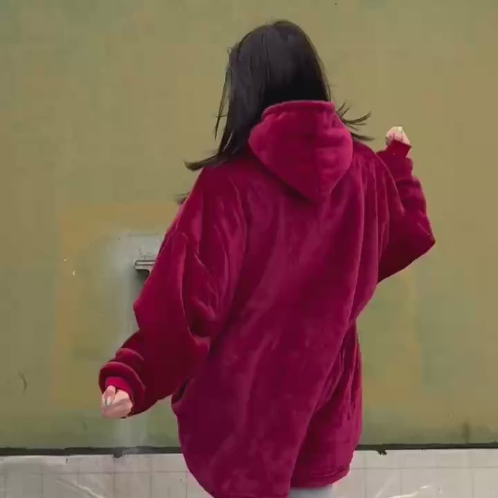 POLERONES GRANDES CON CAPUCHA COLORES SURTIDOS ,UNISEX